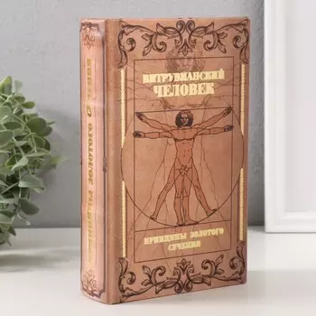 Сейф-книга Витрувианский человек (5х13х21 см)