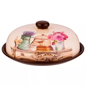 Блюдо для блинов с крышкой Флоренция (10х23 см)