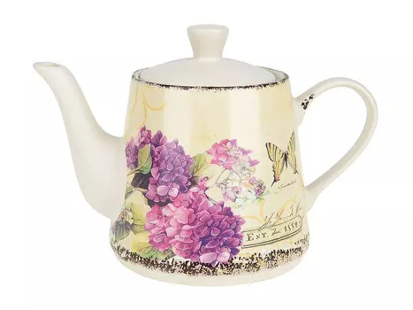 Заварочный чайник Целебная Гортензия (13х15х21 см)