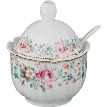 Сахарница С Ложкой Мадемуазель Кики (10х10х16 см)