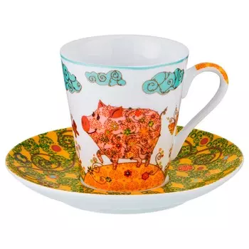 Кофейная пара Мистер и миссис Пиг (100 мл)