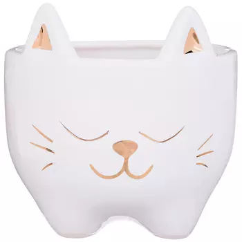Салатник Белый Котик (13х13х13 см)