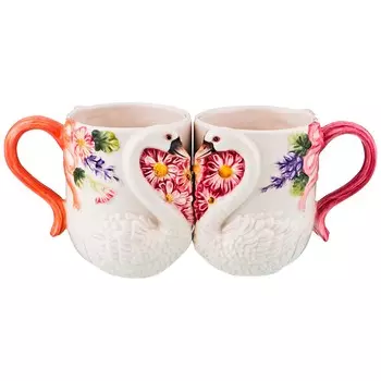 Набор кружек Лебеди (320 мл - 2 шт)