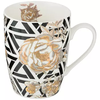 Кружка Golden rose цвет: черный (400 мл)