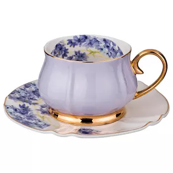 Чайная пара Времена года цвет: фиолетовый (230 мл)