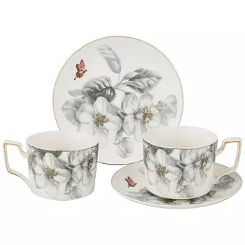 Чайный набор Райские яблочки (300 мл, 4 предмета)