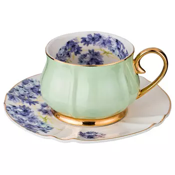 Чайная пара Времена года цвет: мятный (230 мл)