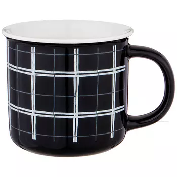 Кружка Break time цвет: черный (400 мл)