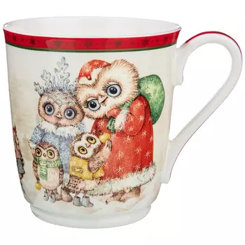 Кружка Новогодние совы (340 мл)