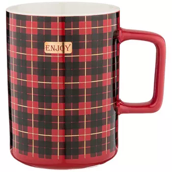 Кружка Кофемания цвет: красный (340 мл)