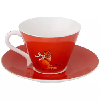 Чайная пара Кошка (200 мл)