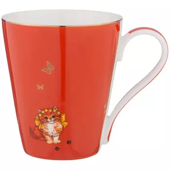 Кружка Кошка цвет: охра (300 мл)