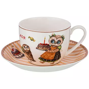 Чайная пара Совушки (380 мл)