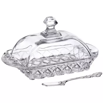 Масленка + нож для масла Anka (9х11х17 см)