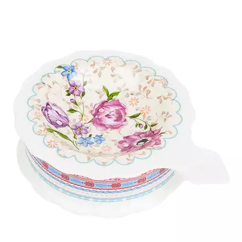 Подставка под чайный пакетик Разноцветные Тюльпаны (3х10х13 см)