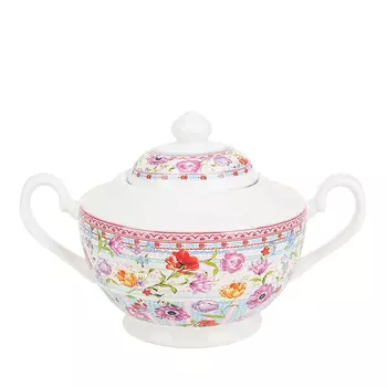 Сахарница Разноцветные Тюльпаны (11х12х18 см)