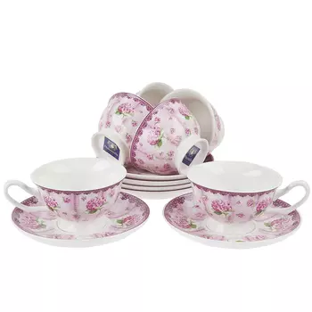 Набор чашек Розовая Гортензия (180 мл)