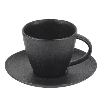 Чашка с блюдцем Базальт (210 мл)