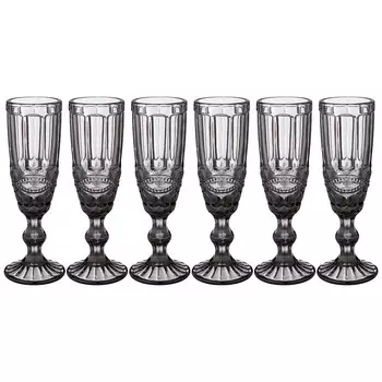 Набор бокалов для шампанского Серпентина (150 мл - 6 шт)