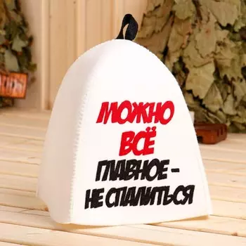 Шапка Можно всё - главное не спалиться (26 см)