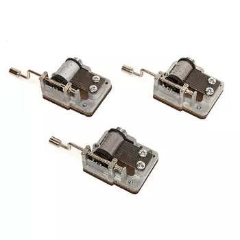 Шарманка карманная 3 мелодии (8х2х4 см)