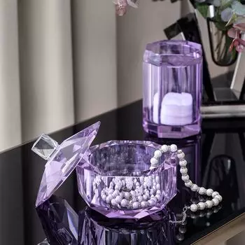 Шкатулка Грантен цвет: лиловый (13х13 см)