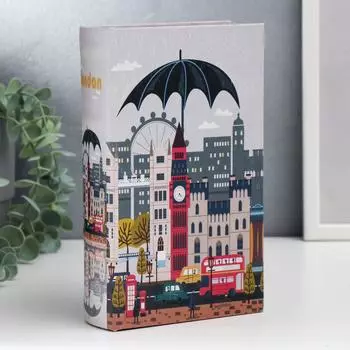 Шкатулка Лондон. Дождь (5х13х21 см)