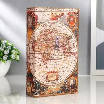 Шкатулка Морской путь, карта (21х13х5 см)