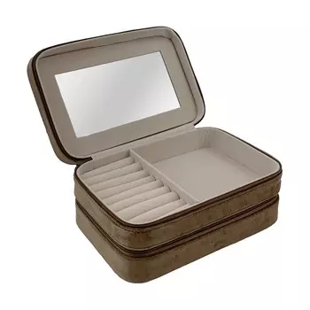 Шкатулка Perla цвет: темно-бежевый (18х15х15 см)