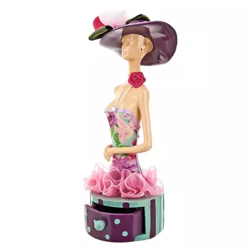 Шкатулка-фигурка Леди (9х11х24 см)