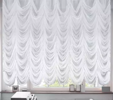 Французские шторы Sunny цвет: белый (280х300 см - 1 шт)