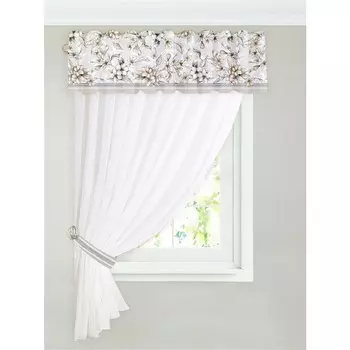 Шторы с ламбрекеном Floral Mood (250х200 см - 1 шт)