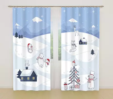 Шторы Сирень