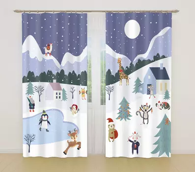 Шторы Сирень