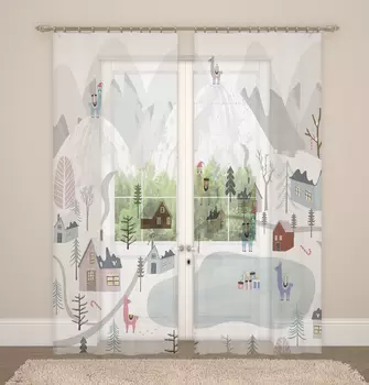 Шторы Сирень