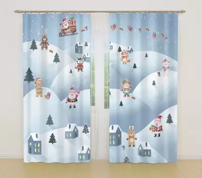 Шторы Сирень