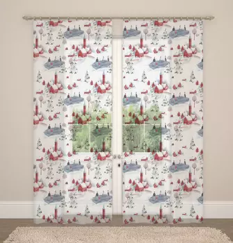 Шторы Сирень