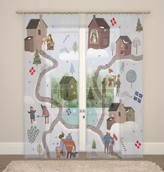 Шторы Сирень