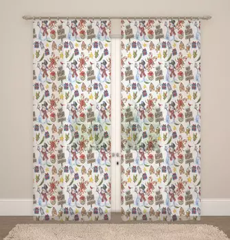 Шторы Сирень