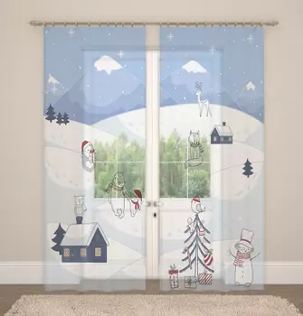 Шторы Сирень