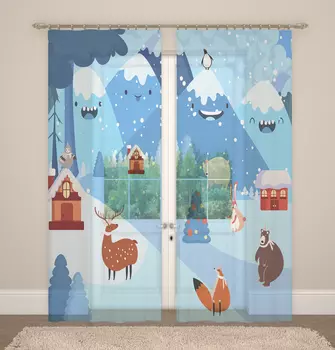 Шторы Сирень