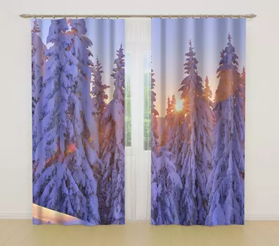 Шторы Сирень