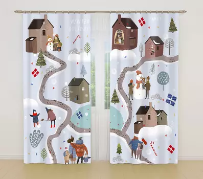 Шторы Сирень