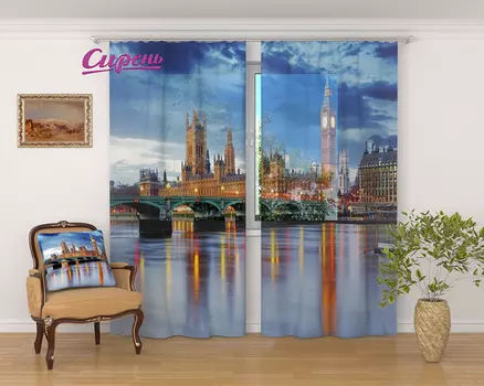 Шторы Сирень