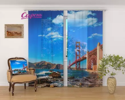 Шторы Сирень