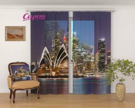 Шторы Сирень