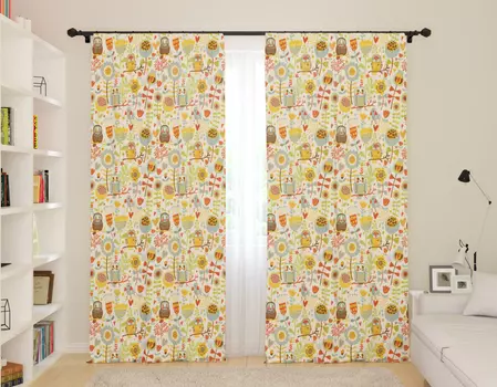 Шторы Сирень