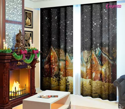 Шторы Сирень