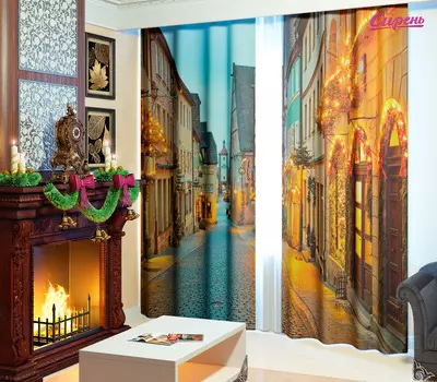 Шторы Сирень