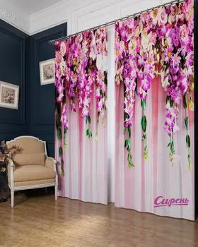 Шторы Сирень